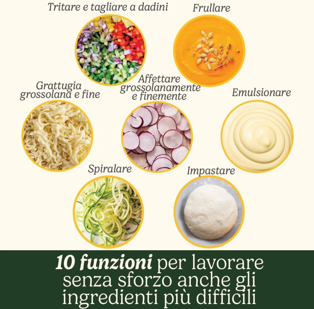 Cuisinart Easy Prep Pro Robot da Cucina con 7 funzioni di preparazione dei pasti | Multifunzione | Lama per tritare e dischi per tagliare a dadini | Parti lavabili in lavastoviglie