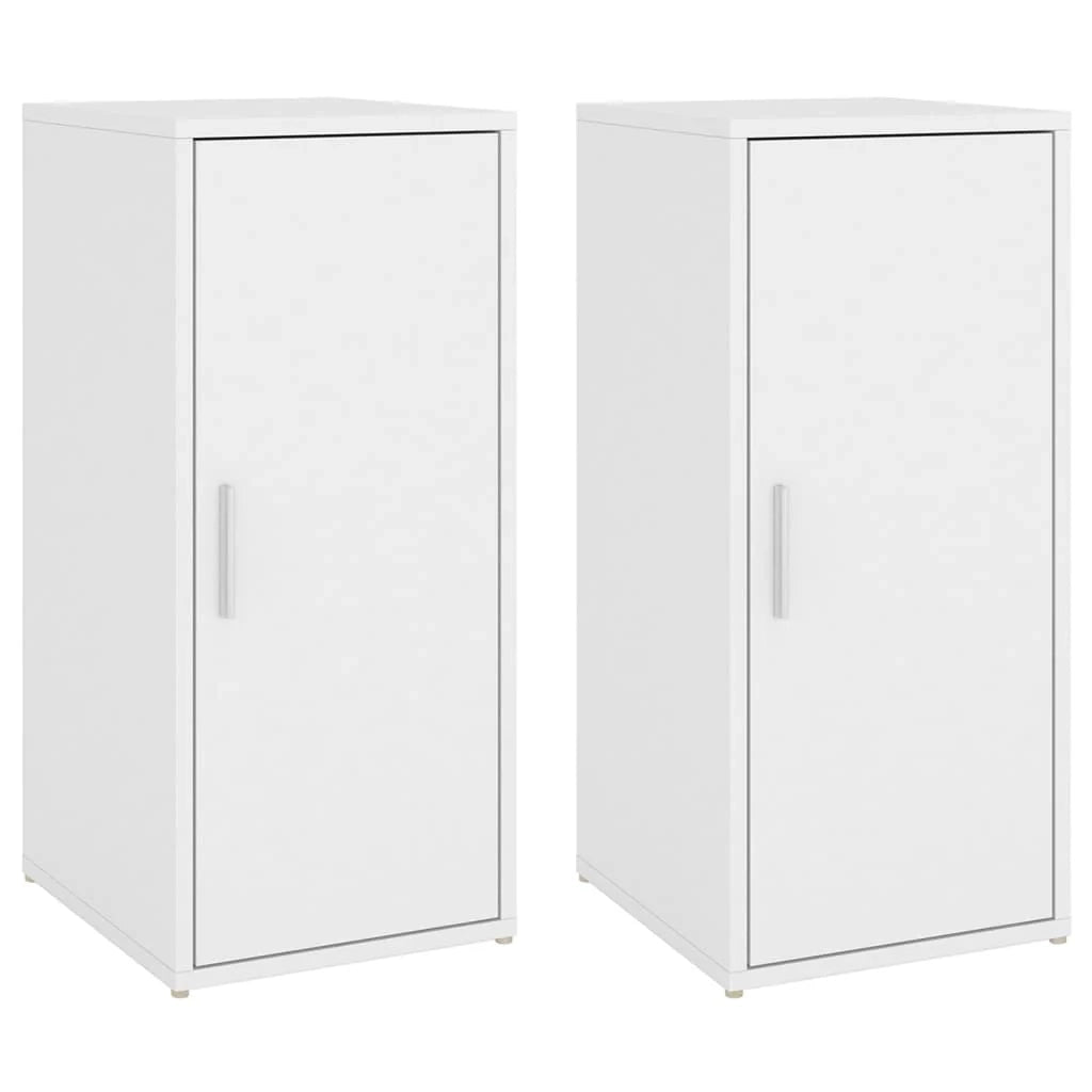 Scarpiere mobiletto portascarpe mobile per ingresso corridoio soggiorno set da 2 32 x 35 x 70 cm truciolato bianco 02_0022125