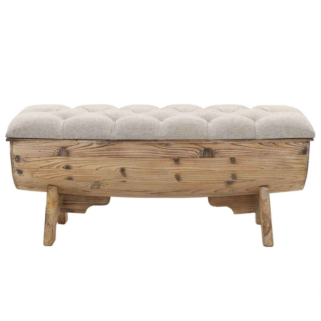 Panca contenitore in legno massello e tessuto 103 x 51 x 44 cm 02_0021259