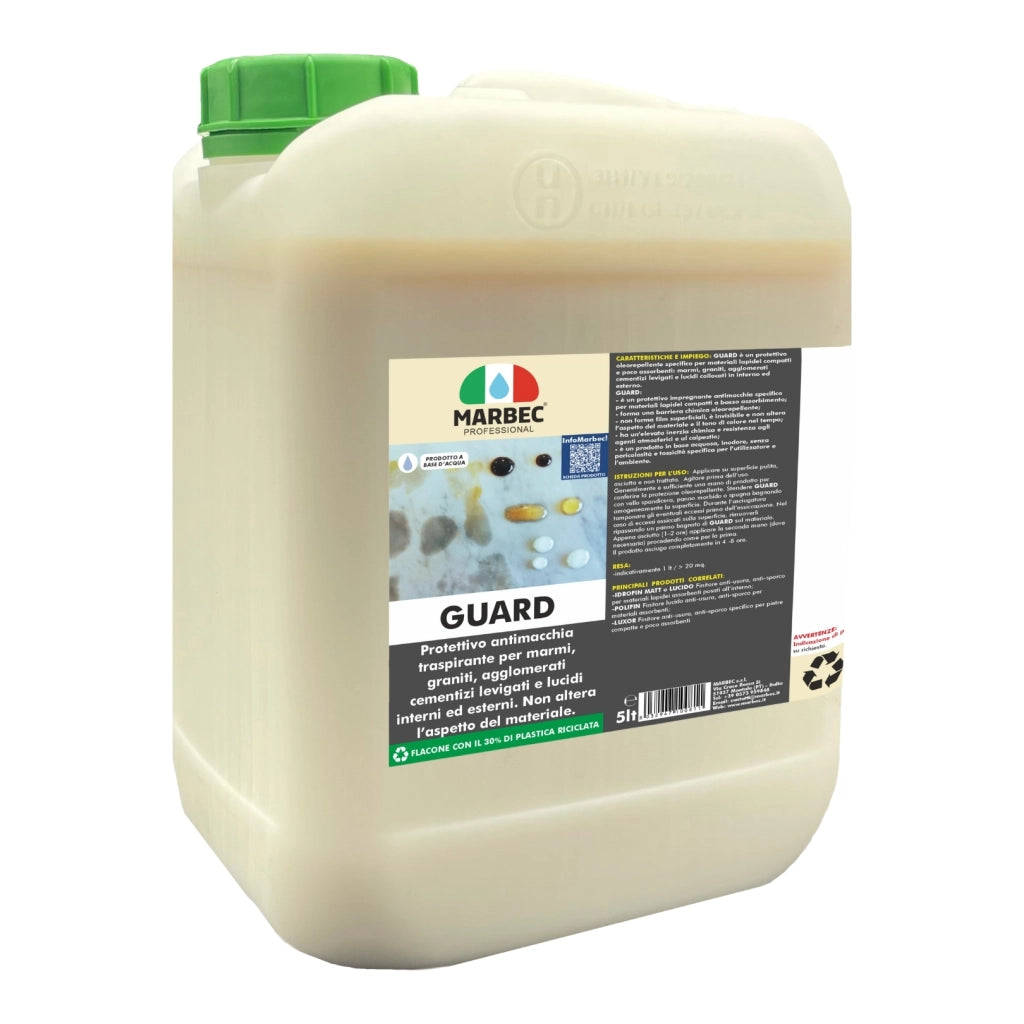 Protettivo per marmi, graniti, graniglie lucide GUARD   5LT