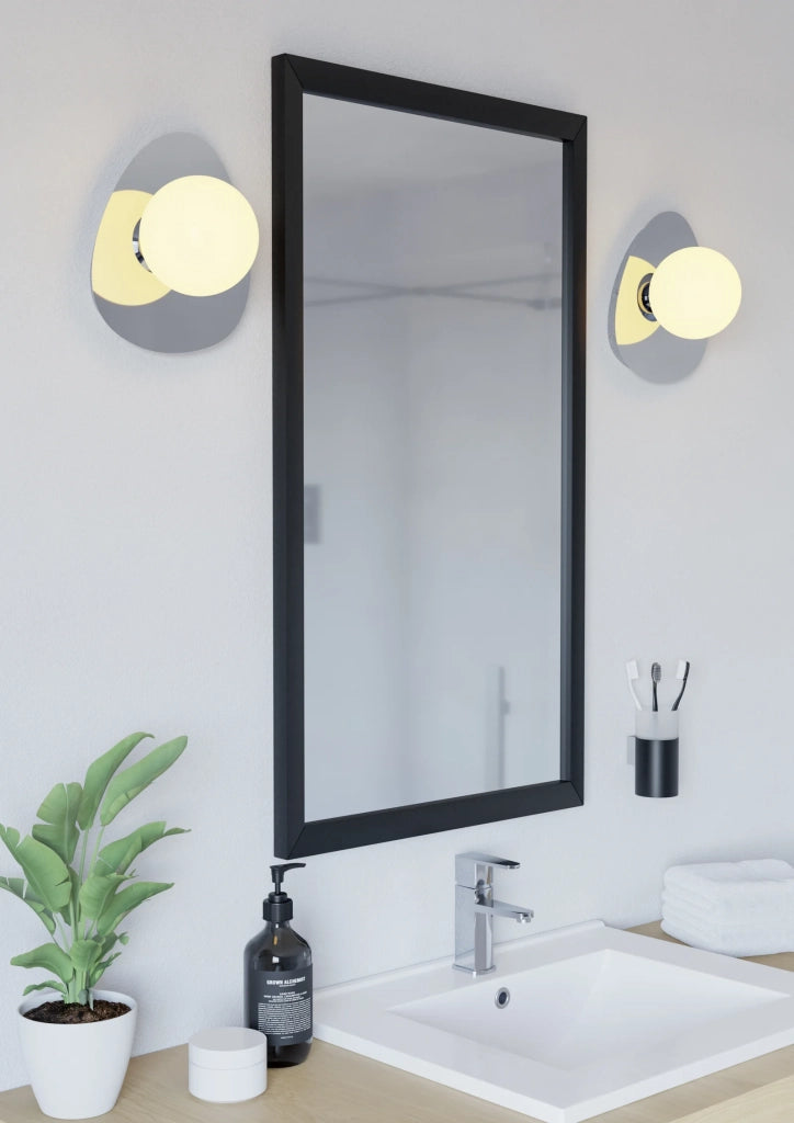 Applique Moderna Castrovido Acciaio Cromo Bianco 1 Luce G9 4,2 Ip44