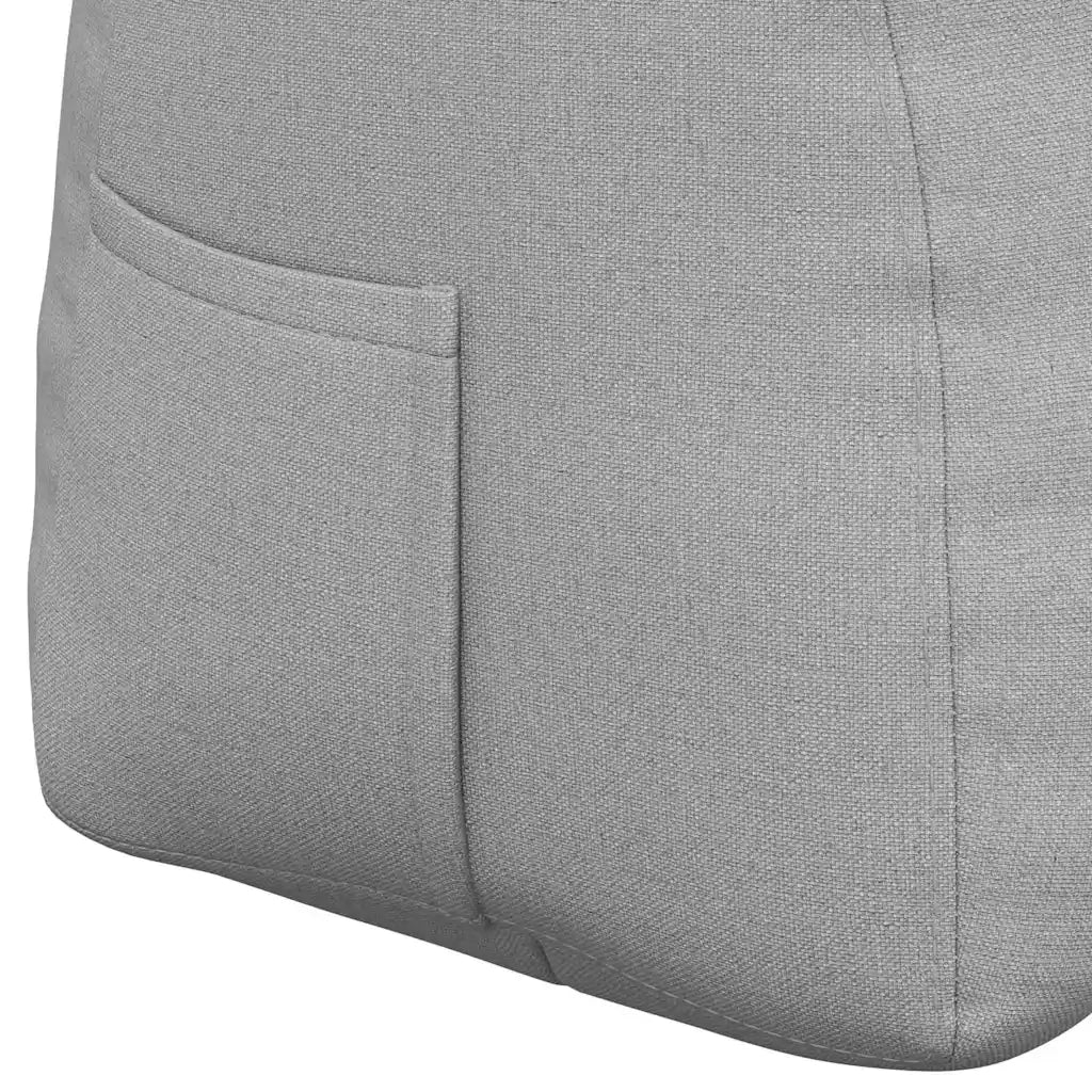 Cuscino per Schiena Grigio Nuvola 140 x 24 x 50 cm Tessuto 42014512
