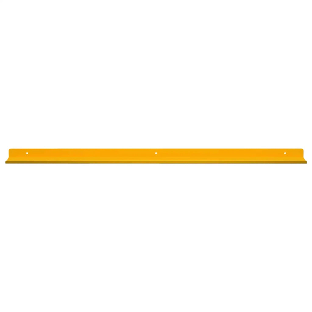 Mensola sospesa 4 pcs Giallo senape 80 x 9 x 2,5 cm Acciaio 8003979