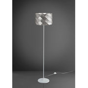 Piantana Base e Stelo Silver in Metallo Cm. 40 x 153h