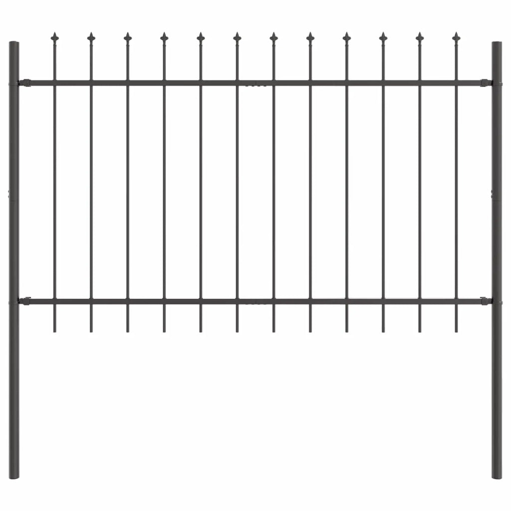 Recinzione per Giardino 2 pcs Grigio 3,4 x 1 m 3334030