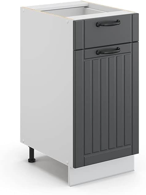 Mobiletto bagno Fame-Line, Bianco, 30 x 82 cm senza piano di lavoro, per la conservazione di articoli da bagno e prodotti per la pulizia