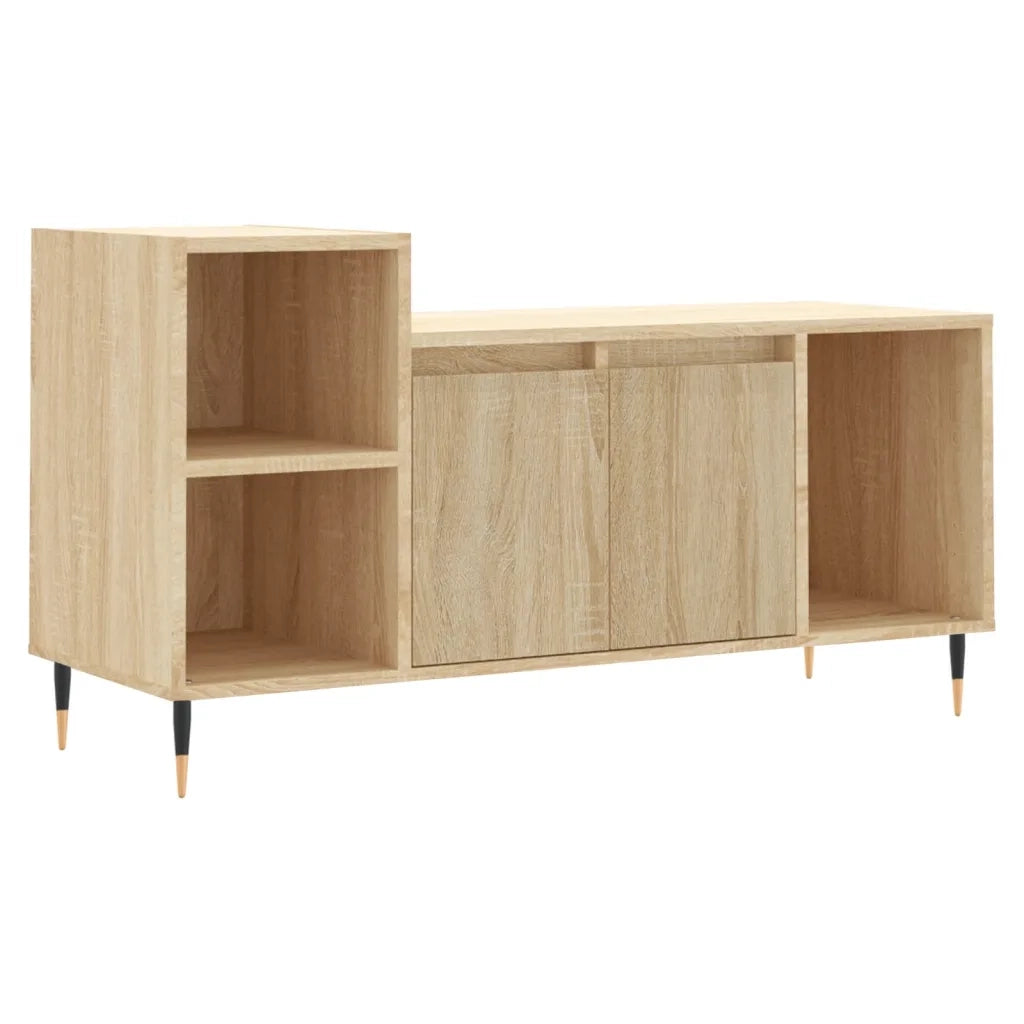 Mobile per TV Rovere Sonoma 100x35x55 cm Legno Multistrato 831311