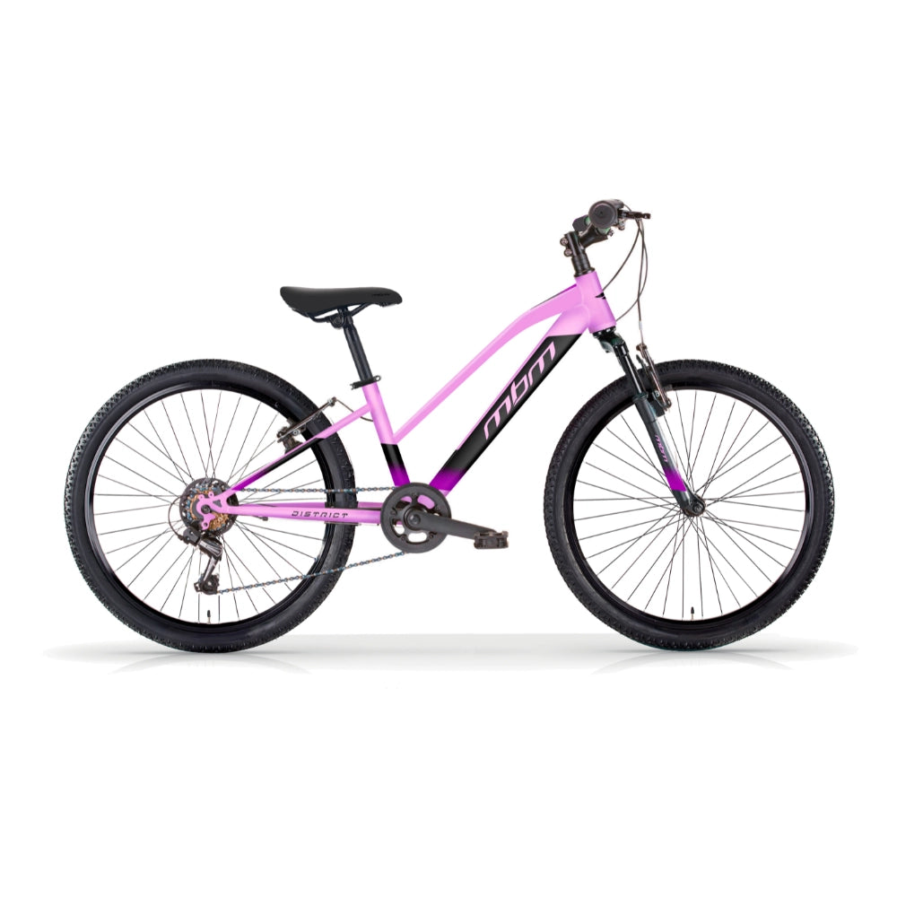 Bicicletta Bambina MTB MBM District 20" 7 Velocità-Rosa