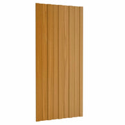 Pannello per tetto 12 pcs Naturale 100 x 45 cm Acciaio zincato