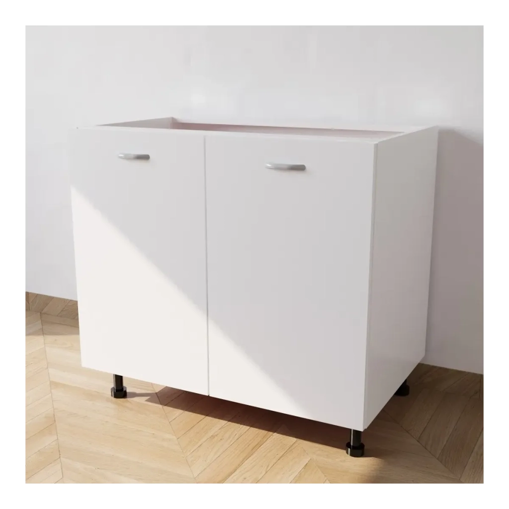 Calandrelli Base Cucina 80 con 2 ante  L 80 P 55,5 H 72 cm Bianco