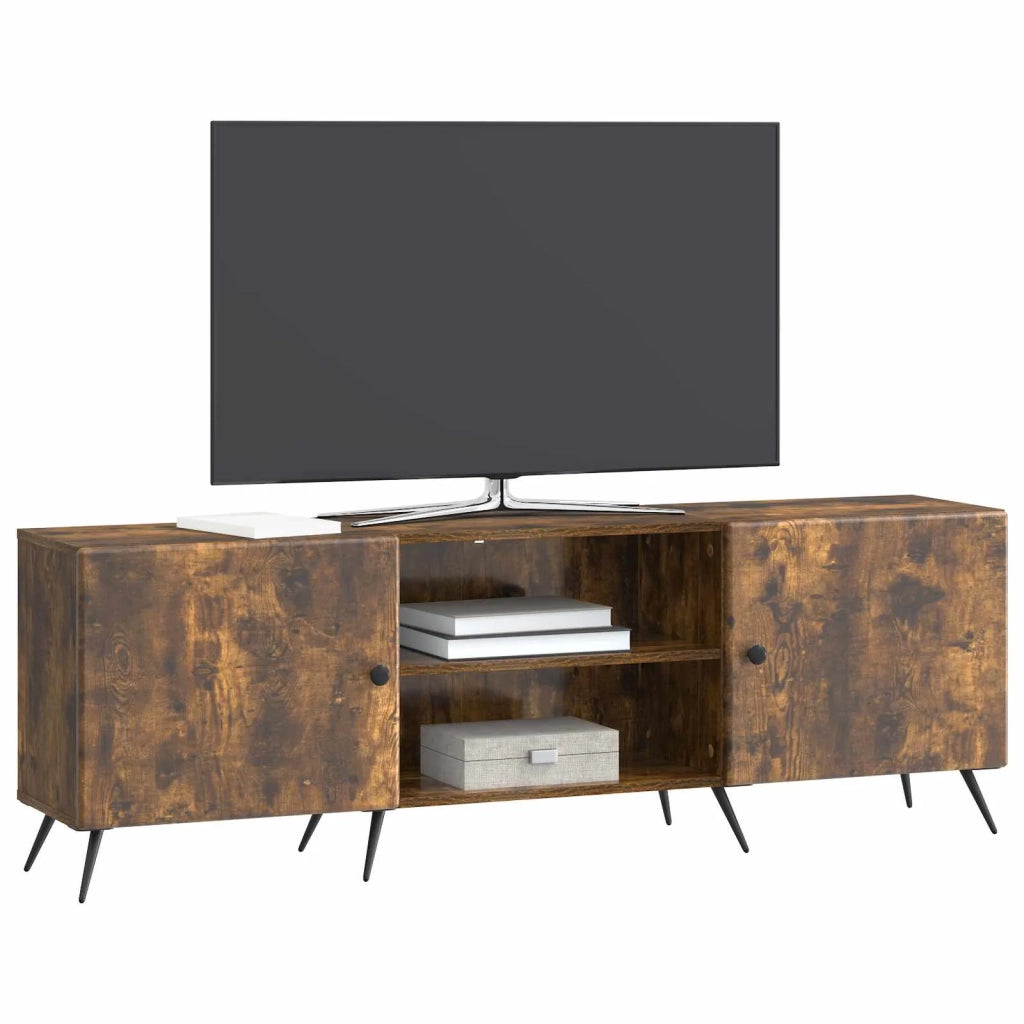 Mobile TV Rovere Fumo 150 x 31 x 50 cm Legno ingegnerizzato