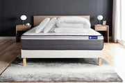 Pacchetto letto completo - Materasso 200x200cm + Box spring con doghe (kit) + 2 cuscini + Piumino - Actiflex Plus