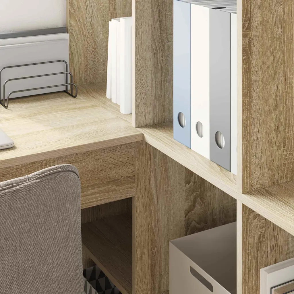 Scrivania | Tavolo da Ufficio ad angolo Rovere Sonoma 101,5 x 149,5 x 149,5 cm