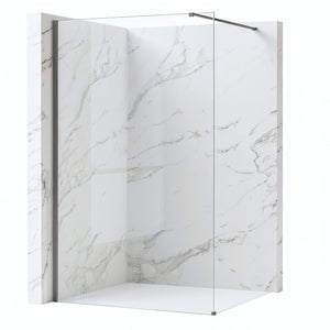 Parete Doccia Rea Flexi Transparent / Titan 70