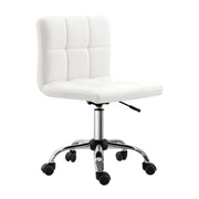 Sedia da Ufficio Ergonomica, Sedia Girevole Altezza Regolabile in Pelle Sintetica 46 ¡Á 51 ¡Á 80-92cm