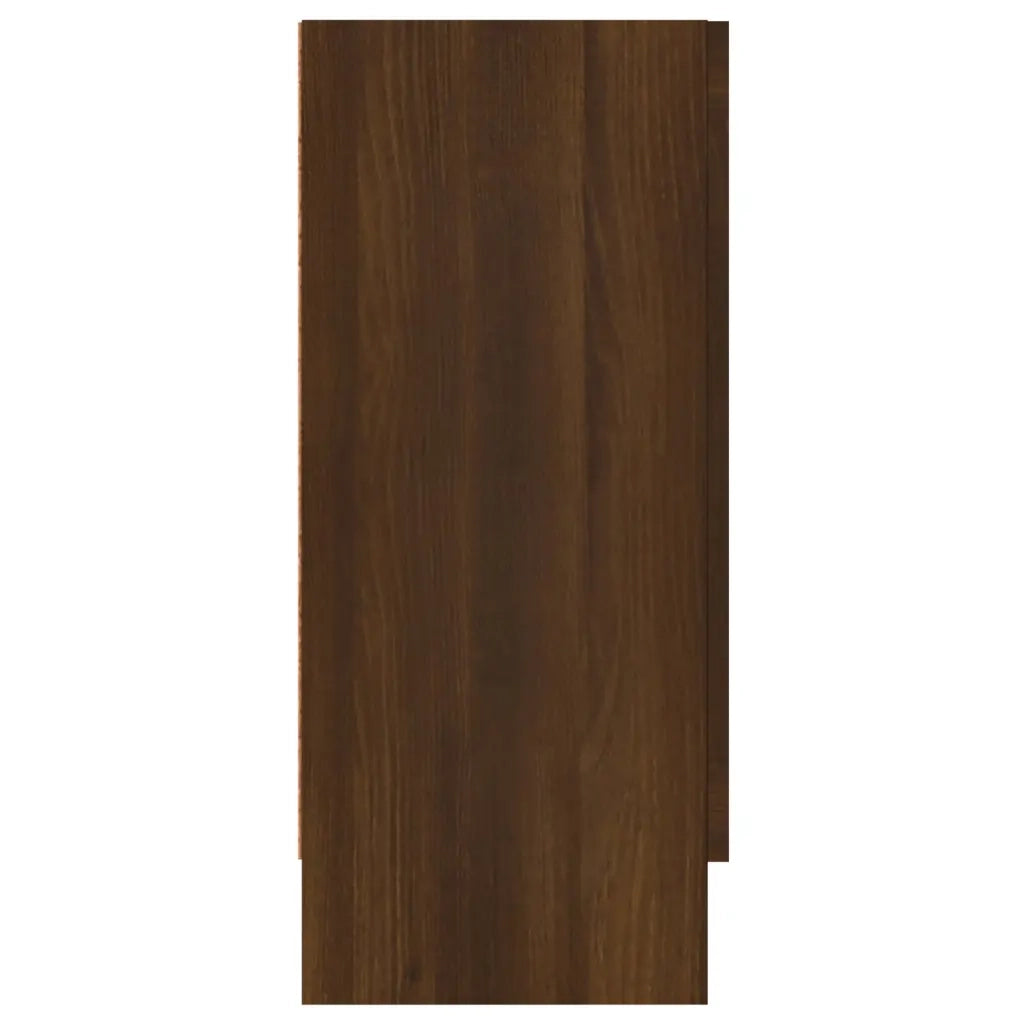 Credenza Rovere Marrone 120x30,5x70 cm in Legno Multistrato