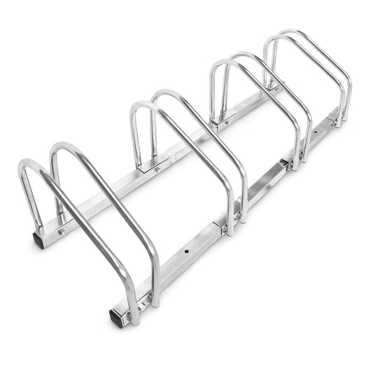 Sistema portabici portabici basculante 4 bici pratico garage a terra o a muro 3413003