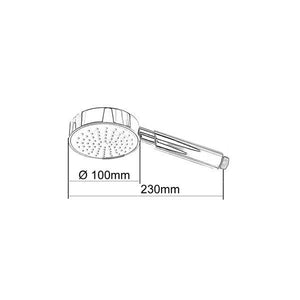 Doccia, doccetta idromassaggio anticalcare con 5 getti