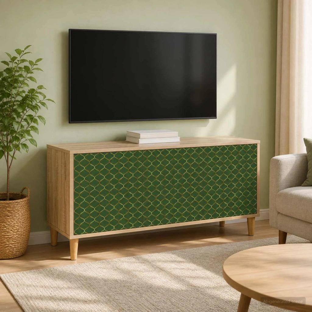 Mobile TV GELEEN 102 x 33 x 50 cm Sonoma Legno ingegnerizzato 8007071