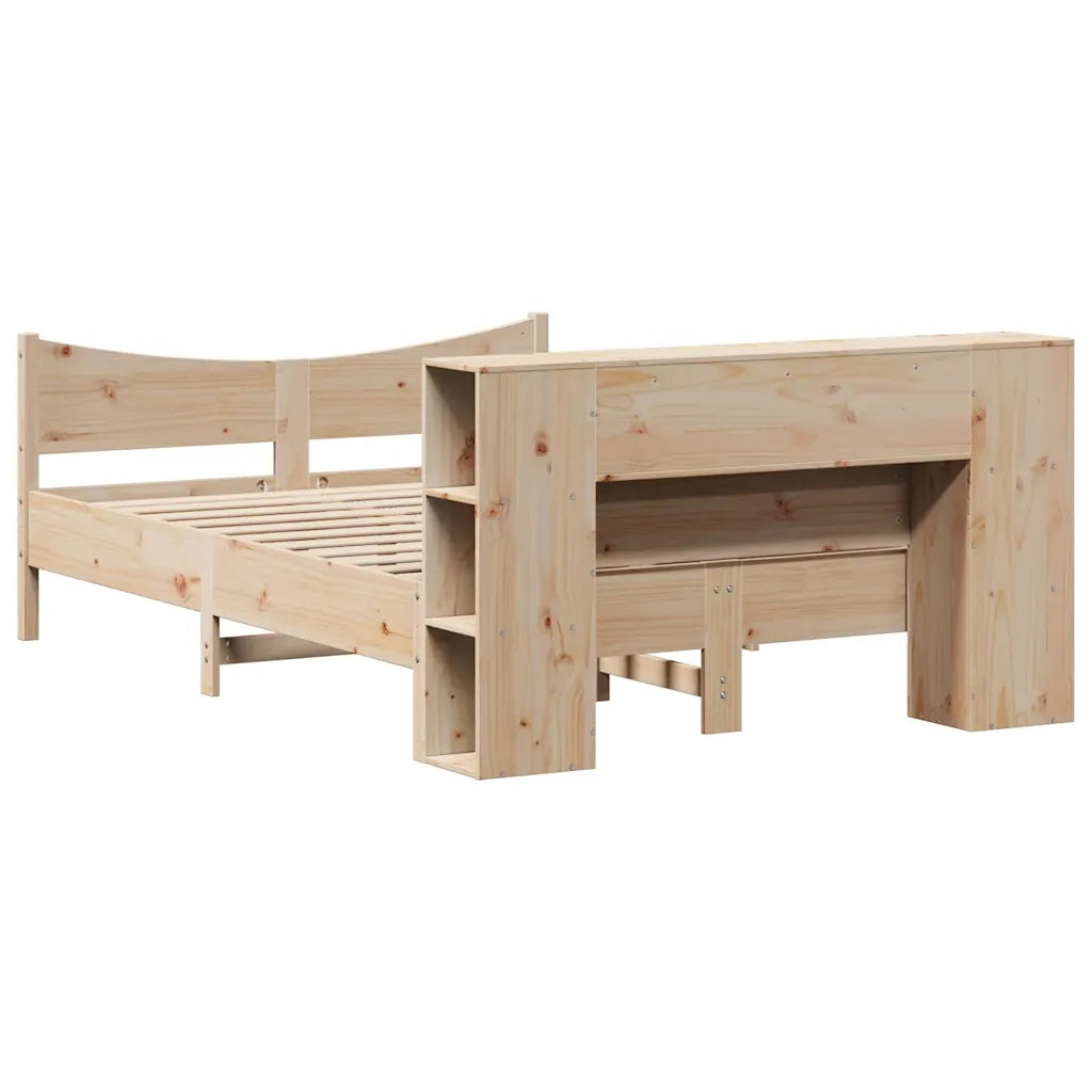 vidaXL Giroletto senza Materasso 140x200 cm in Legno Massello di Pino