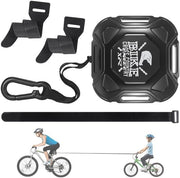 Cavo per bicicletta retrattile 2,5 m - Portatile - Accessori per bicicletta - Carico di trazione fino a 100 kg - Adatto a tutte le biciclette - Cavo di trazione per bicicletta