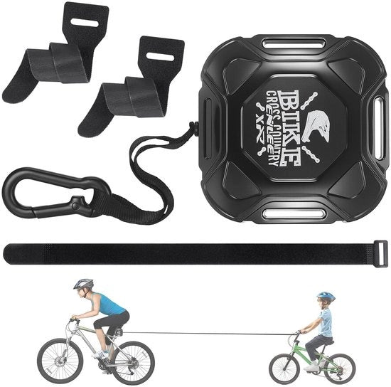 Cavo per bicicletta retrattile 2,5 m - Portatile - Accessori per bicicletta - Carico di trazione fino a 100 kg - Adatto a tutte le biciclette - Cavo di trazione per bicicletta
