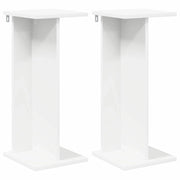 Supporto per piante | Sostegno per piante 2 pz Bianco 25 x 25,5 x 60,5 cm
