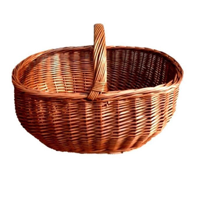 XTRA Cesta Portalegna Europa in Vimini 42x31 h 22 cm colore Naturale