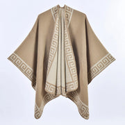 Nuova sciarpa/scialle da donna in jacquard, spessa e calda.