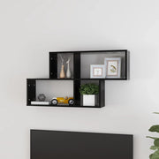 Scaffale a Parete Nero 100x18x53 cm in Truciolato cod mxl 72814