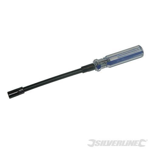 Cacciavite a codolo flessibile per fascette di serraggio per tubi esagonale 7 mm Silverline