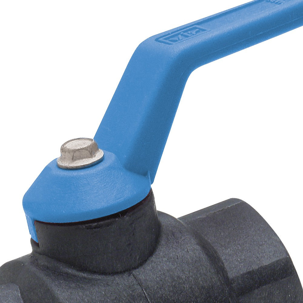 Valvola a sfera in pp antigelo, a passaggio totale