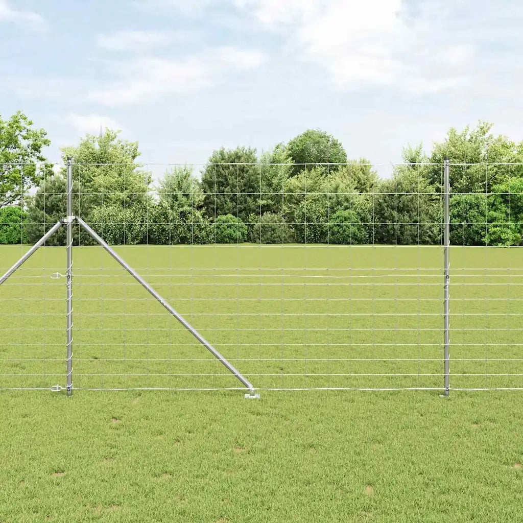 Palo della recinzione Zincato 50 x 1,5 m Acciaio