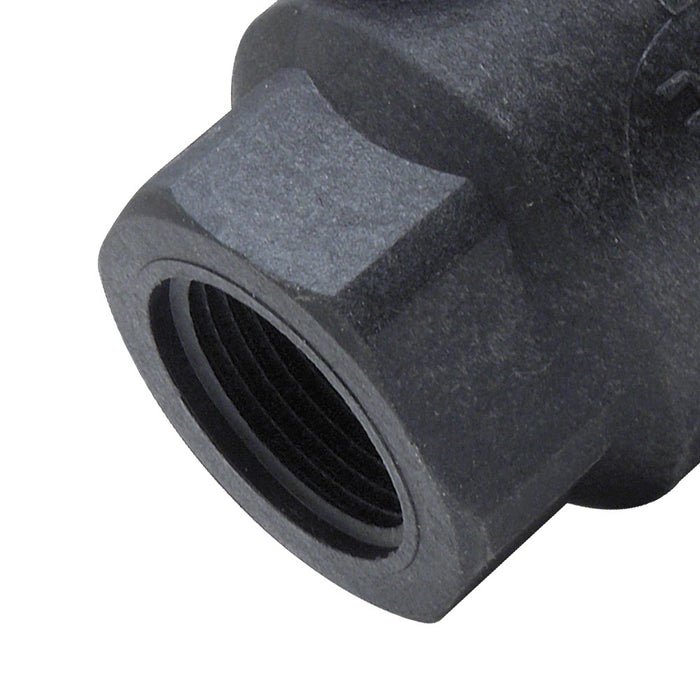 Valvola a sfera in pp antigelo, a passaggio totale