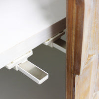 Mobile Antwan 180x45x80 h cm in Legno Bianco