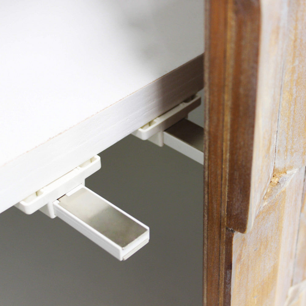 Mobile Angus 90x50x89 h cm in Legno Bianco