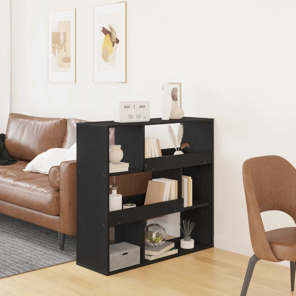 Scaffale per Libri Rovere Nero 100 x 33 x 94,5 cm 3423357