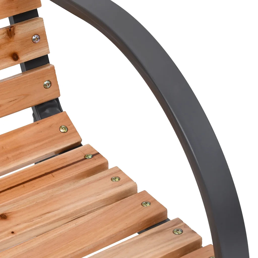 Sedie da Giardino 2 pz in Legno