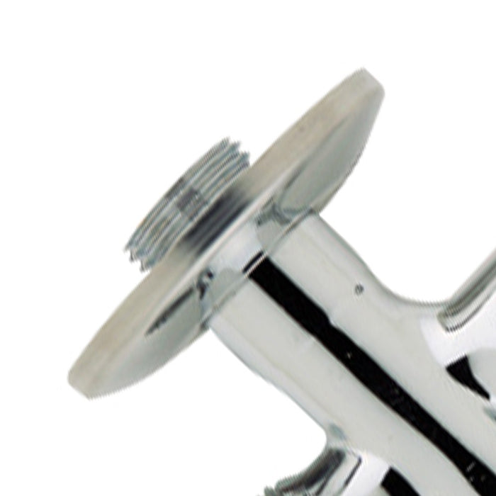 Rubinetto cromato sottolavabo 1/2" - 3/8" - 3/4" dado conico alto