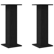 Supporto per piante 2 pz Rovere Nero 30 x 30 x 80 cm CFW5741976