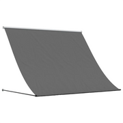 Tenda da Sole | Tenda parasole Retrattile Antracite 250x150 cm Tessuto e Acciaio