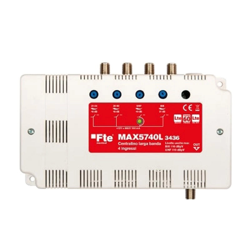 Centralino FTE 4 Ingressi BIII/IV/V/UHF MAX5740L3436