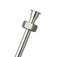 Tubetto in rame cromato e rosetta scorrevole