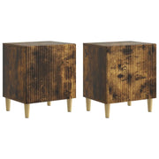 Armadio da Notte 2 pcs Rovere Fumo 43 x 34,5 x 50 cm 894576