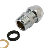 Doppio nipples completo con guarnizioni, ranelle e anelli tagliati