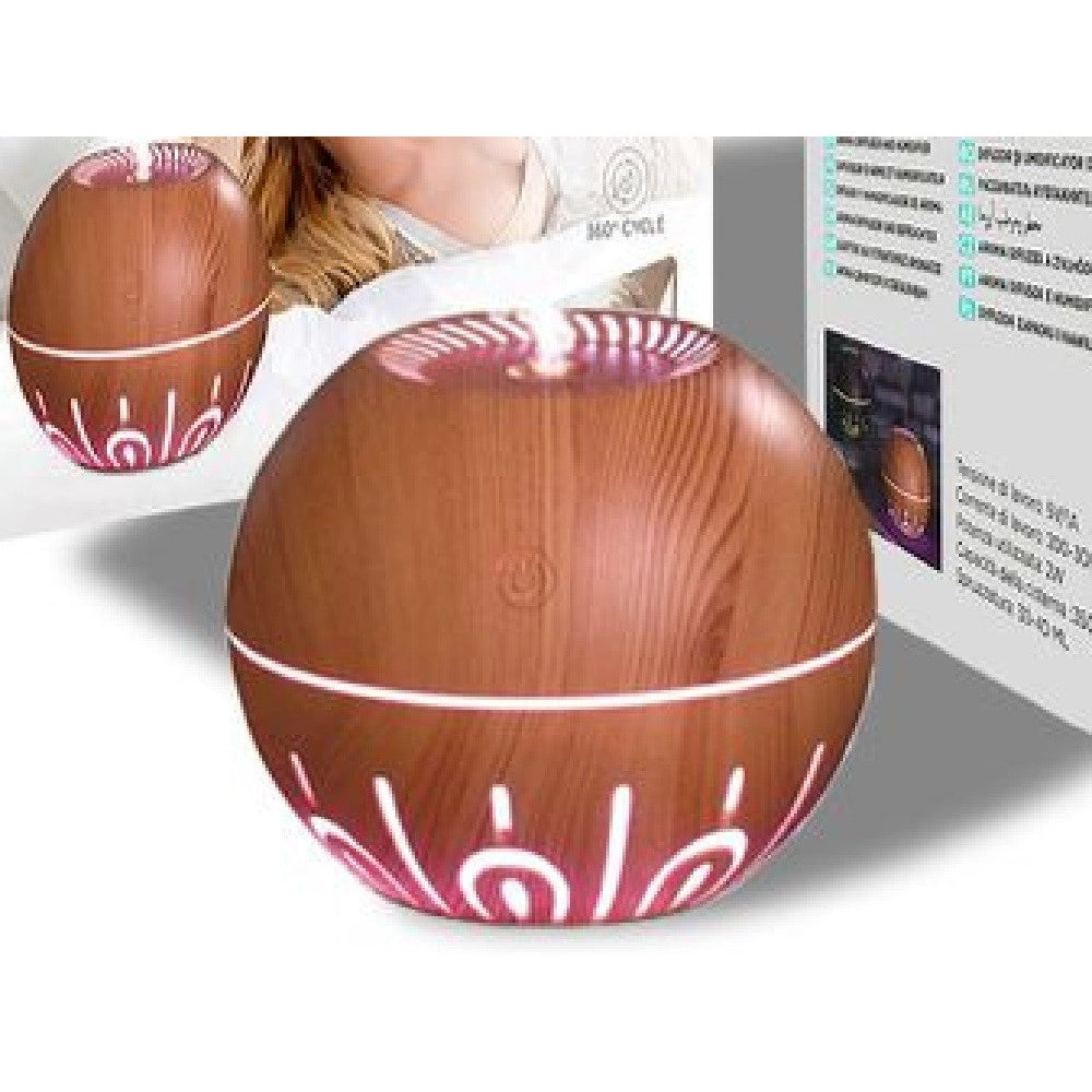 Trade Shop - Diffusore Aromi Umidificatore Aria Ultrasuoni 350ml 2w Usb Aromaterapia Tx-8335 -