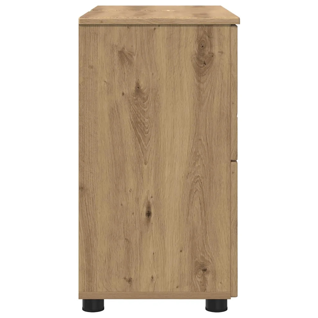 Mobile da Bagno con porta Rovere artigianale 76,5 x 35 x 64 cm 883303