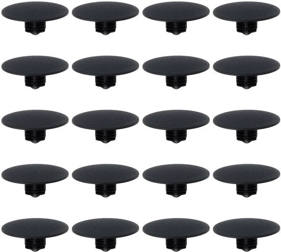 Clips di isolamento acustico 20 pezzi - Codice di riferimento MU001282 - Materiale plastico - Compatibile con Mitsubishi ASX 2010-2020 - Facile da installare - Nero - Clips di isolamento