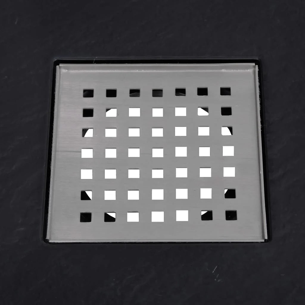 Piatto doccia base doccia piatto doccia contenitore doccia bagno WC cabina doccia casa interno SMC 90x90 cm nero 02_0001923