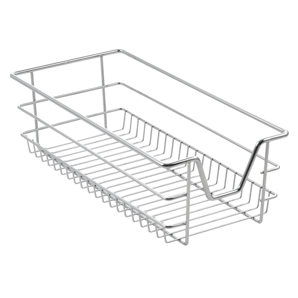 Set di 2 Cassetti Telescopici Estraibili a Rete con Guide in Acciaio 27x44x14 cm [en.casa]